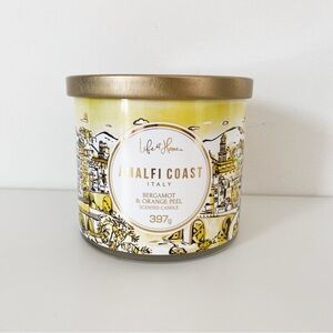 BRAND NEW Life at Home 3-Wick Candle, Amalfi Coast, Bergamot and Orange Peel